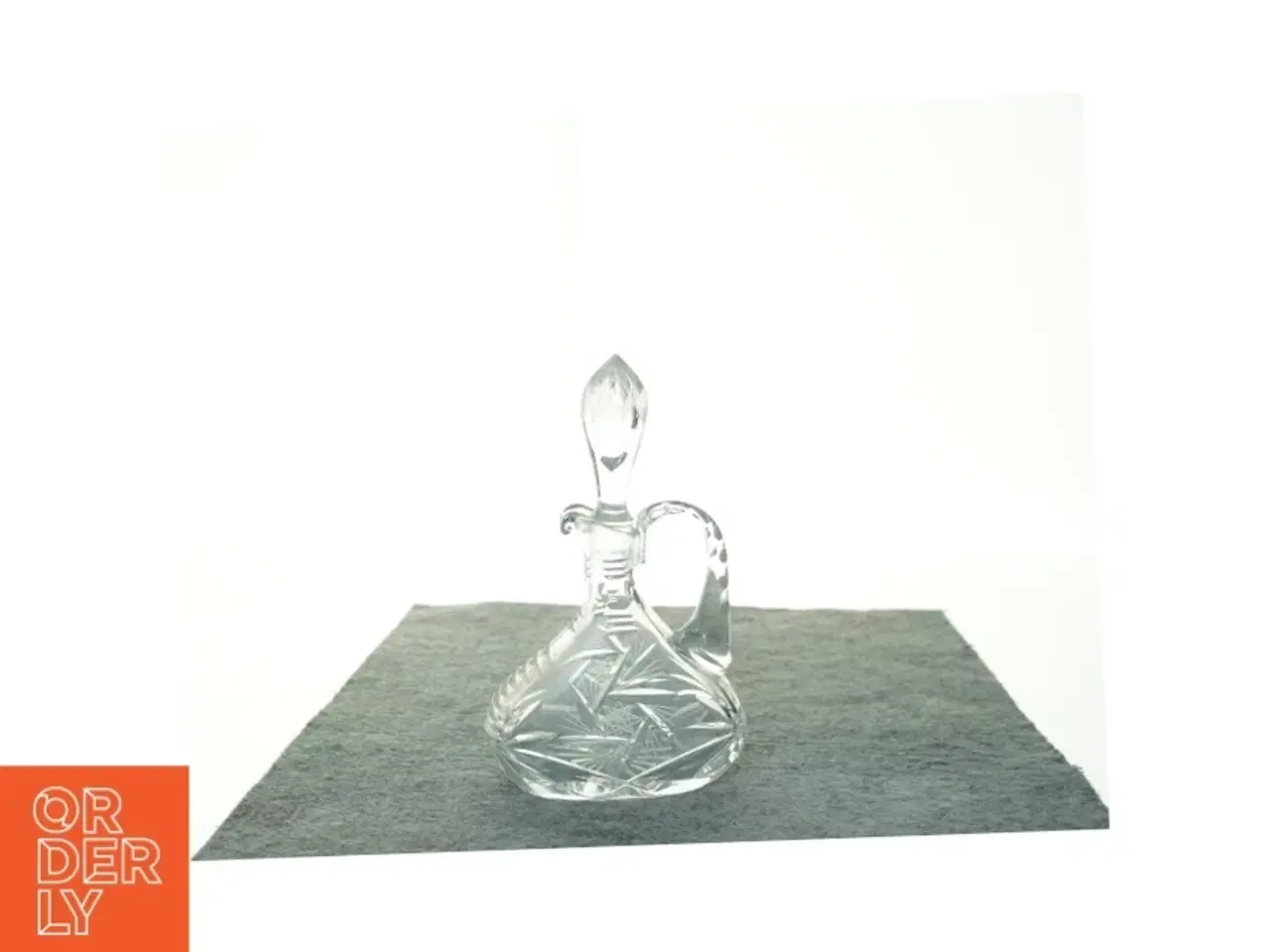 Billede 1 - Krystal-glas karaffel (str. 22 x 8 x 13 cm)