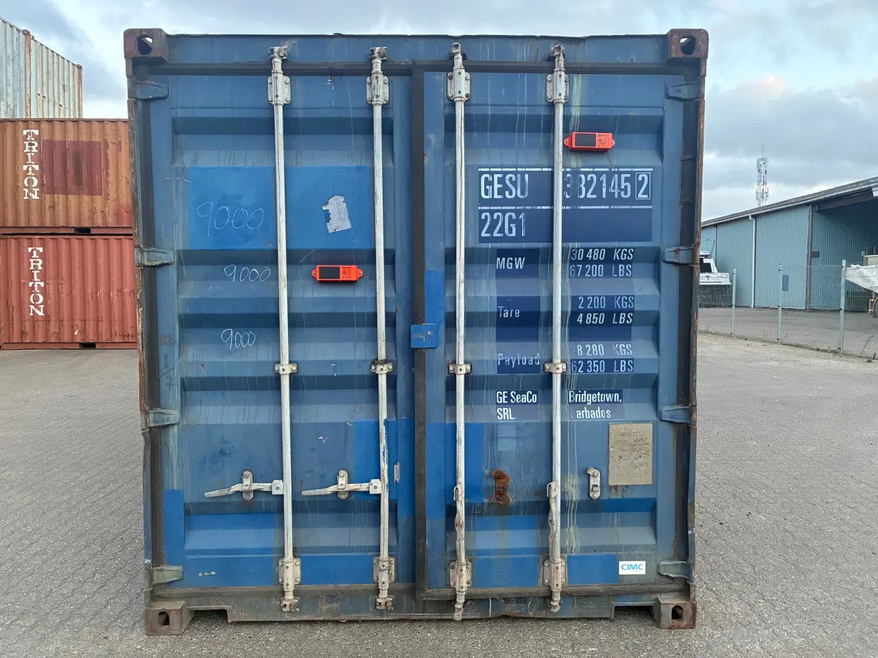 Billede 1 - 20 fods Container- ID: GESU 382145-2