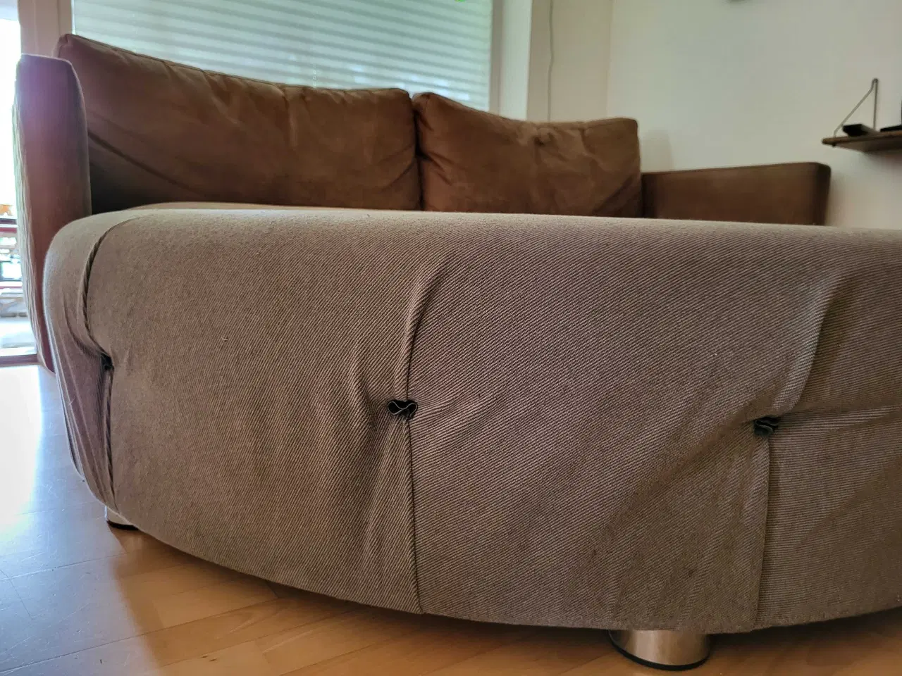 Billede 4 - Unik halvcirkel formet ottoman/puf