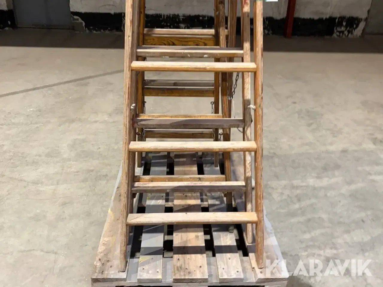 Billede 5 - Stiger + lagervogn 6 enheder