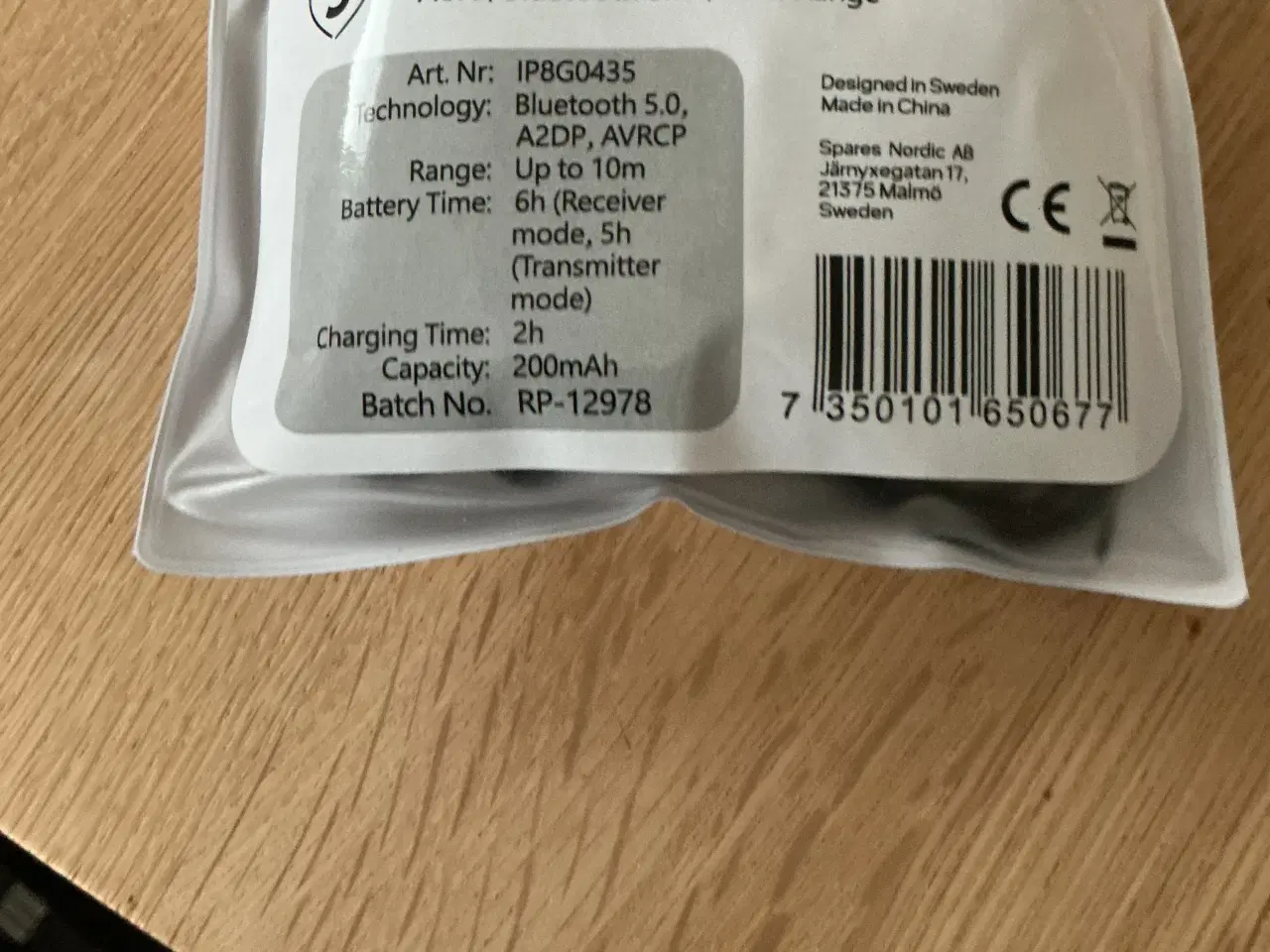 Billede 1 - Bluetooth sende og modtage