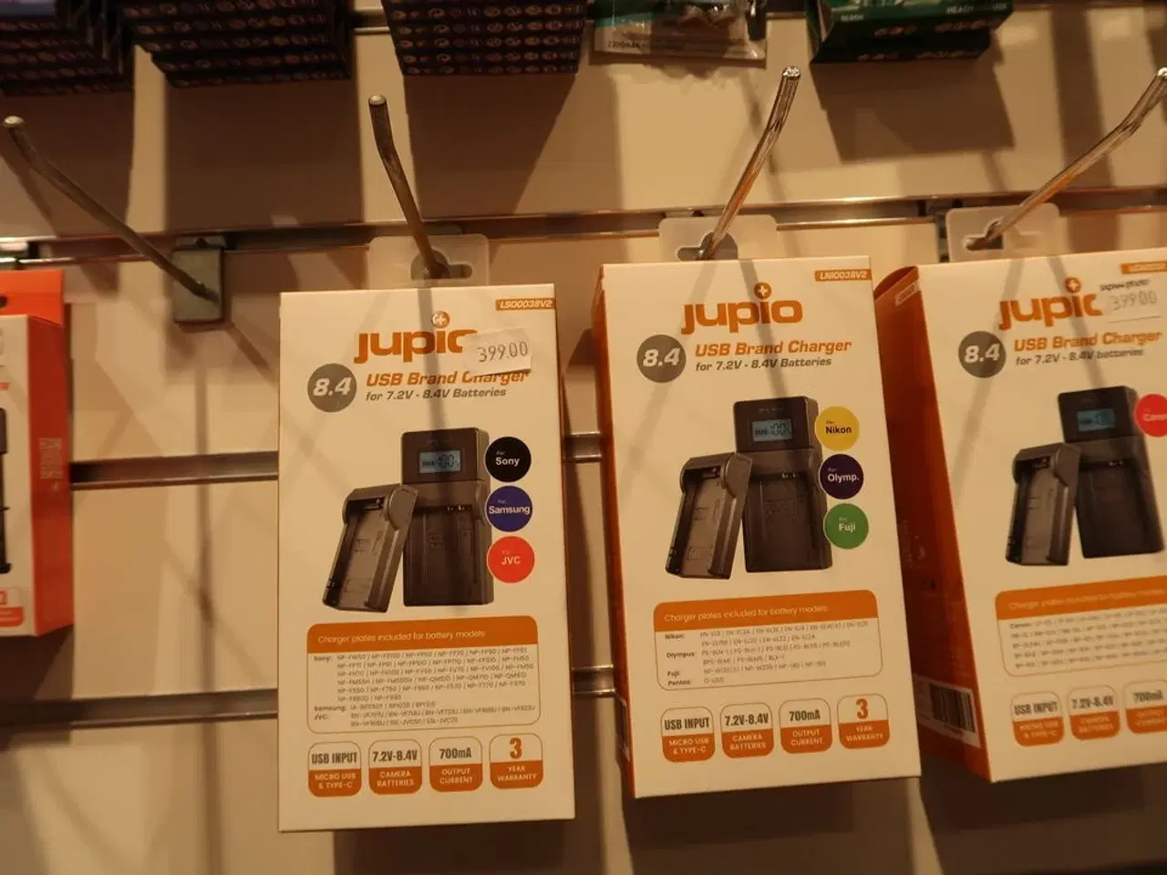 Billede 3 - Div. Ladere JUPIO, DURACELL