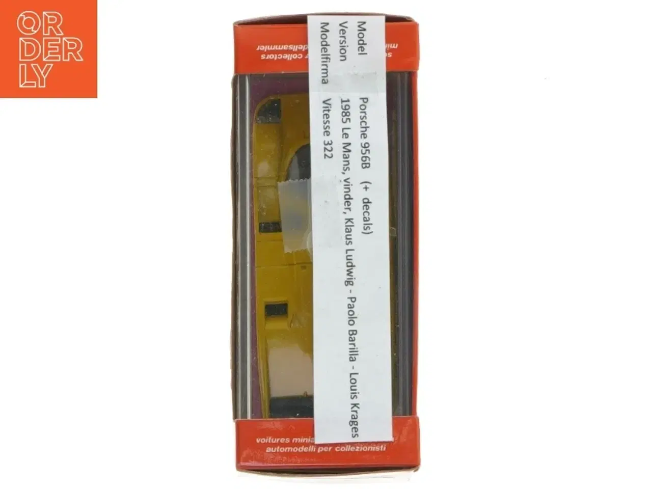 Billede 4 - Porsche 956 modelbil (str. 15x6 cm)