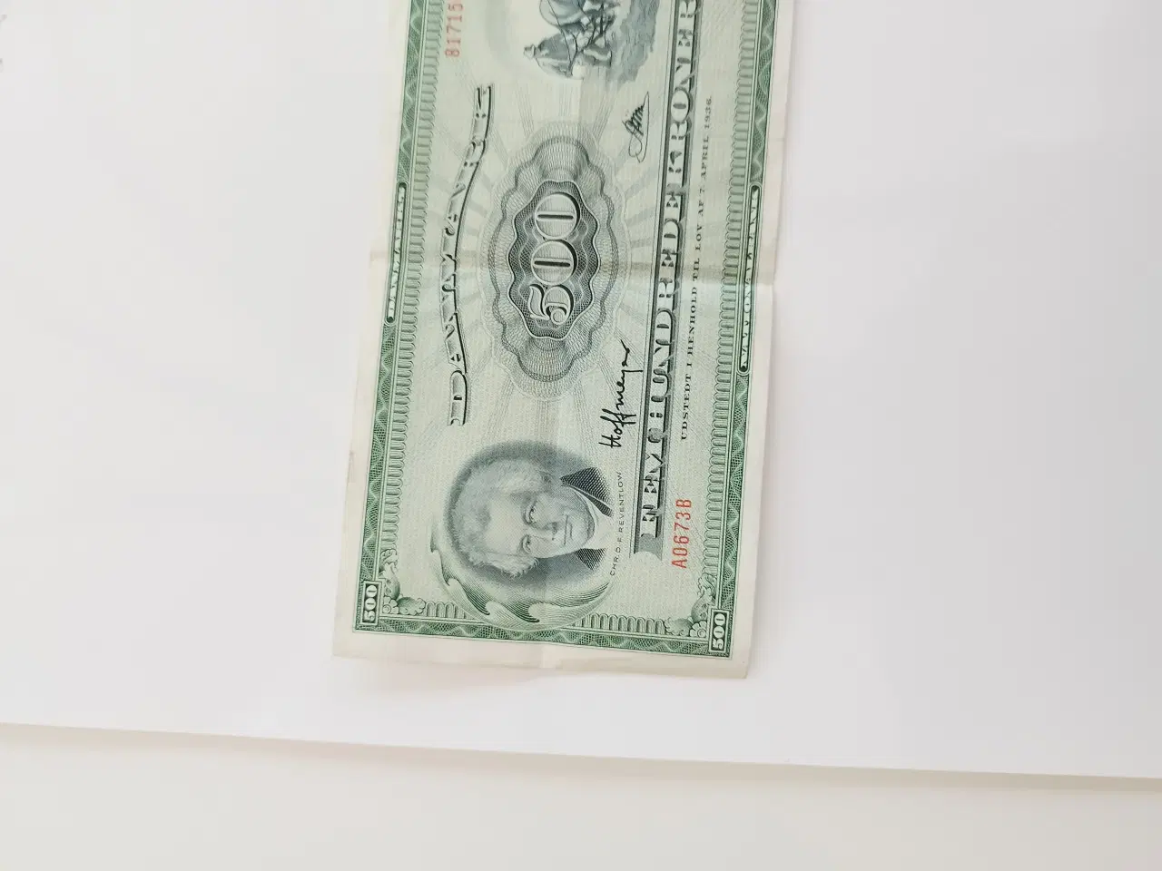 Billede 1 - 500 Hundrede Kroner Plovmand 