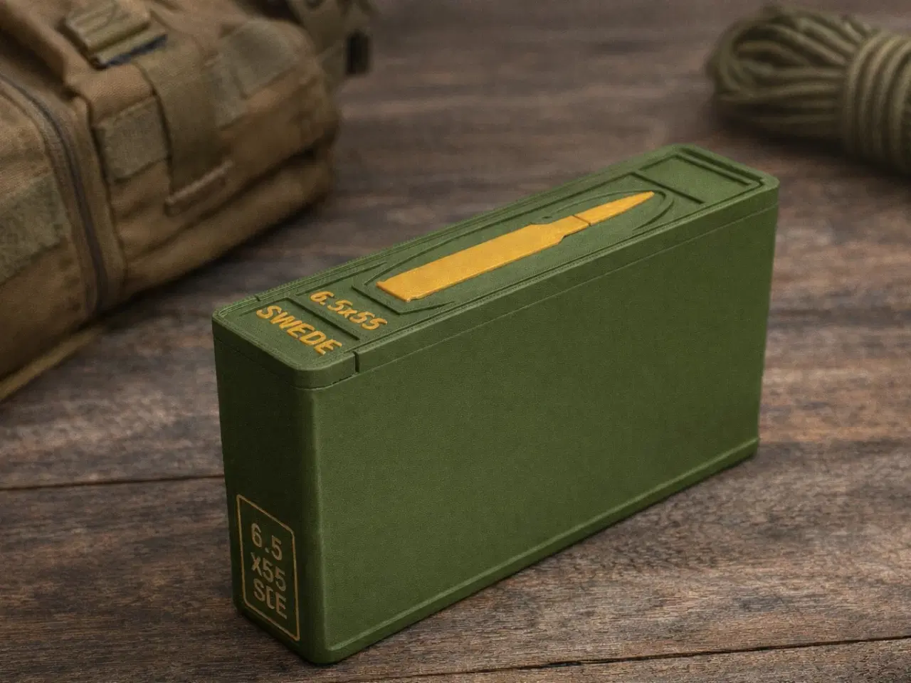 Billede 1 - Ammo boks – 6,5×55 (20 patroner)