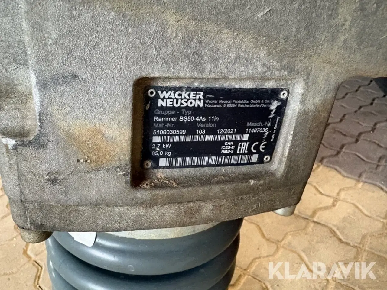 Billede 6 - Jordloppe Wacker Neuson BS50-4As 11in