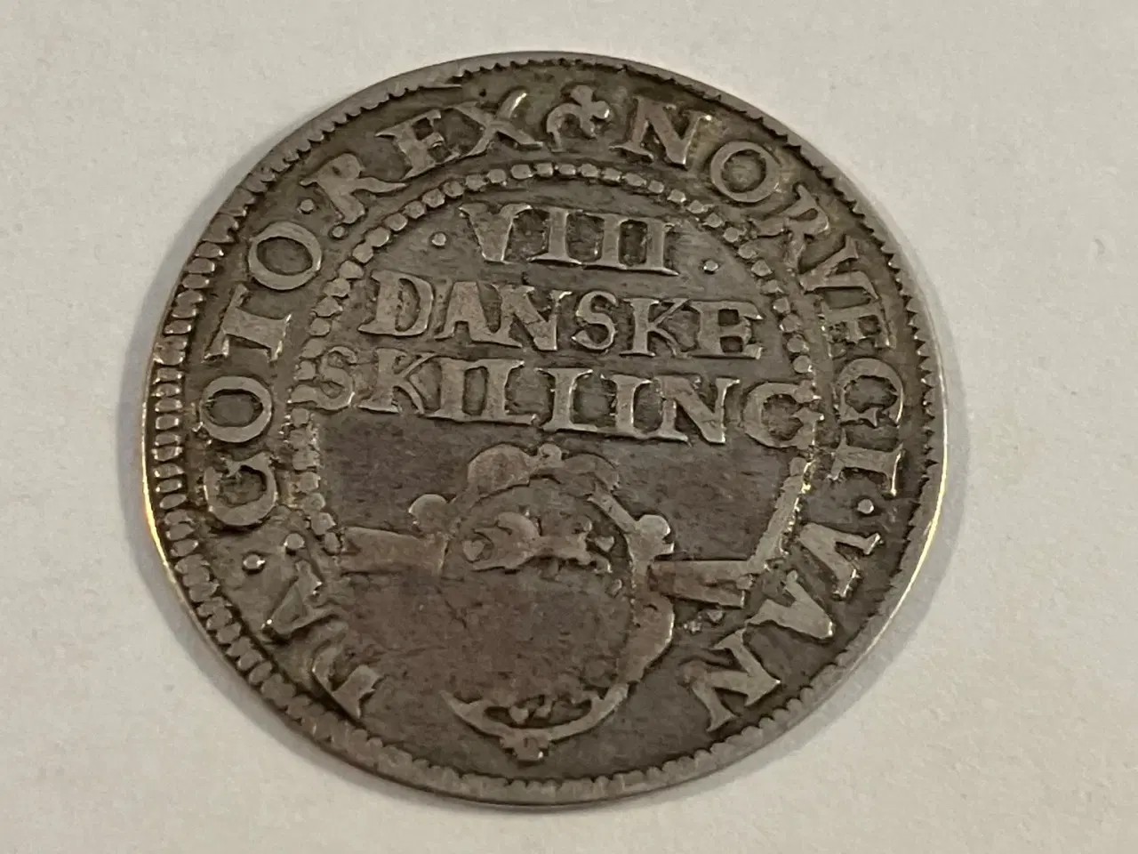 Billede 2 - 8 skilling 1608 Denmark