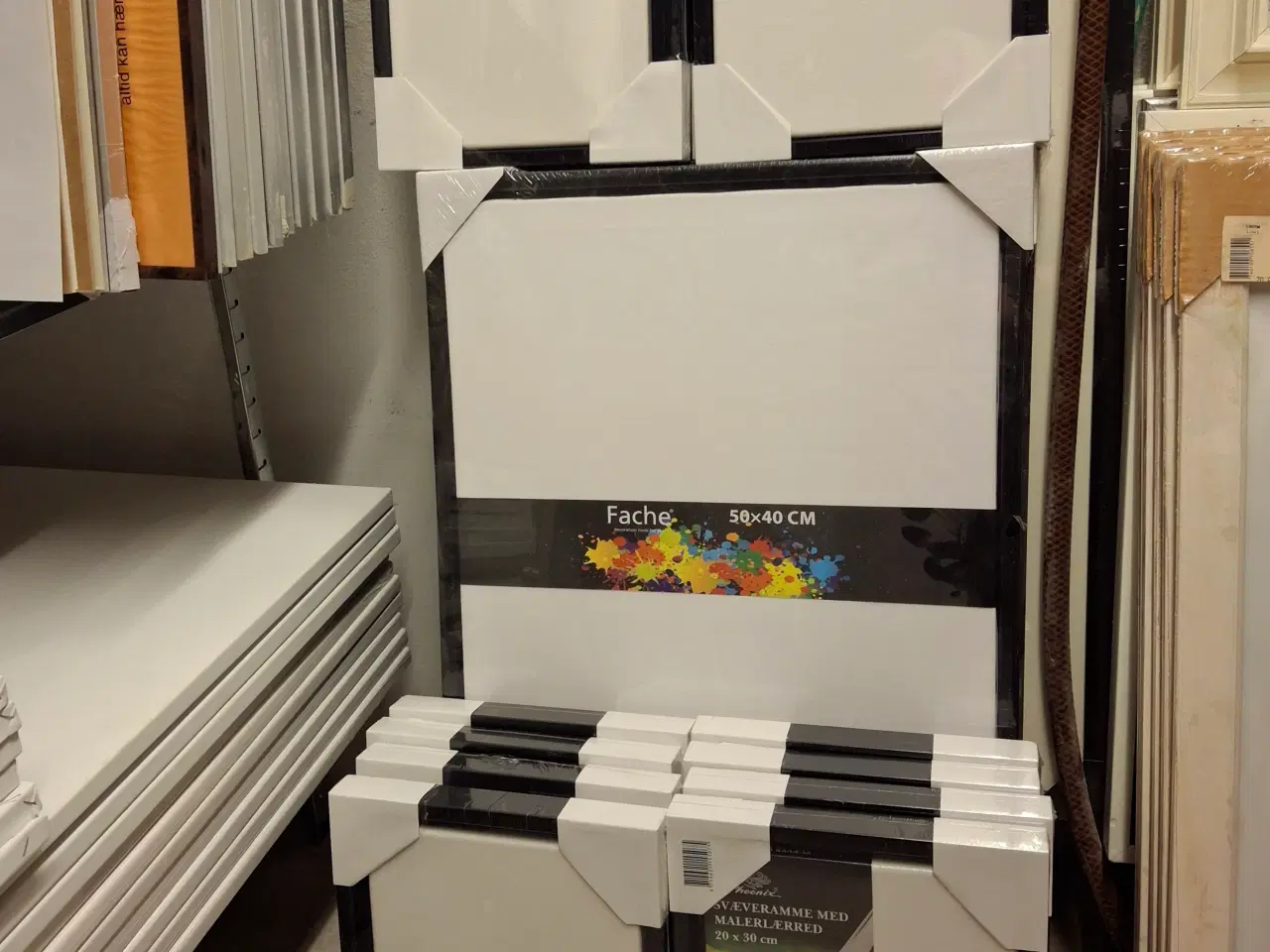 Billede 2 - Malerlærreder med svæverammer