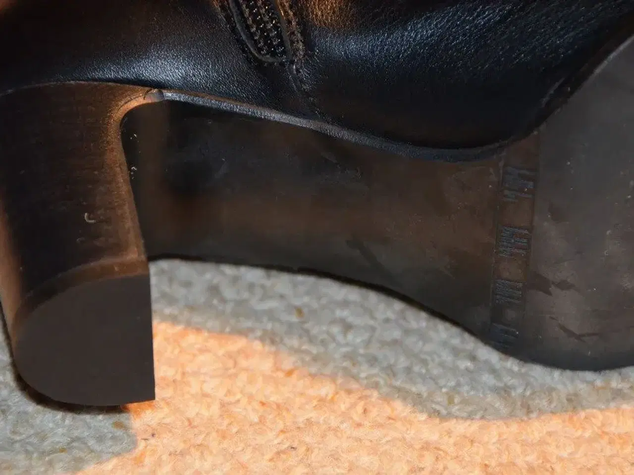 Billede 3 - Billi Bi støvler - sorte med hæl