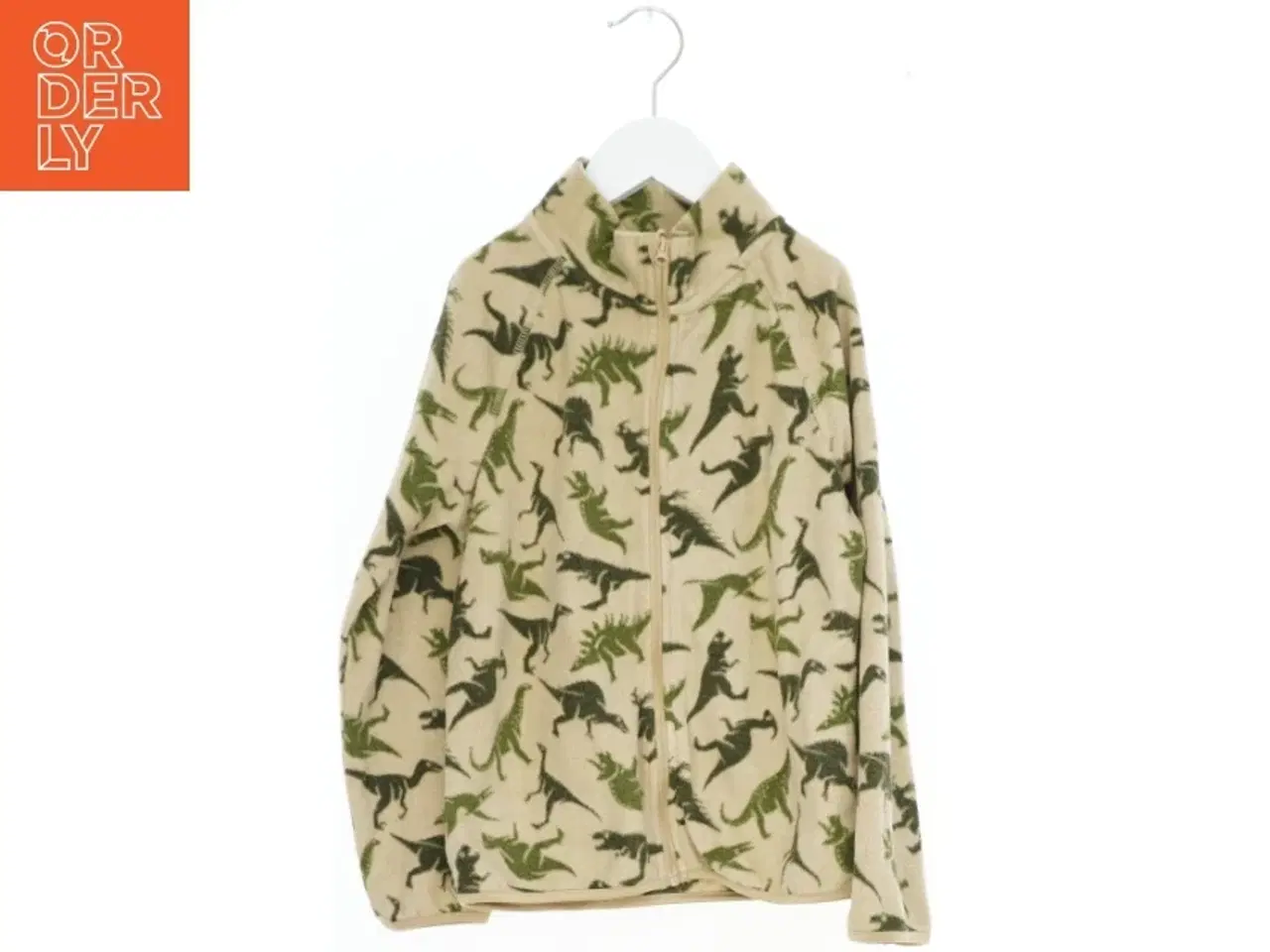 Billede 1 - Fleecejakke med dinosaurprint fra H&M (str. 128)