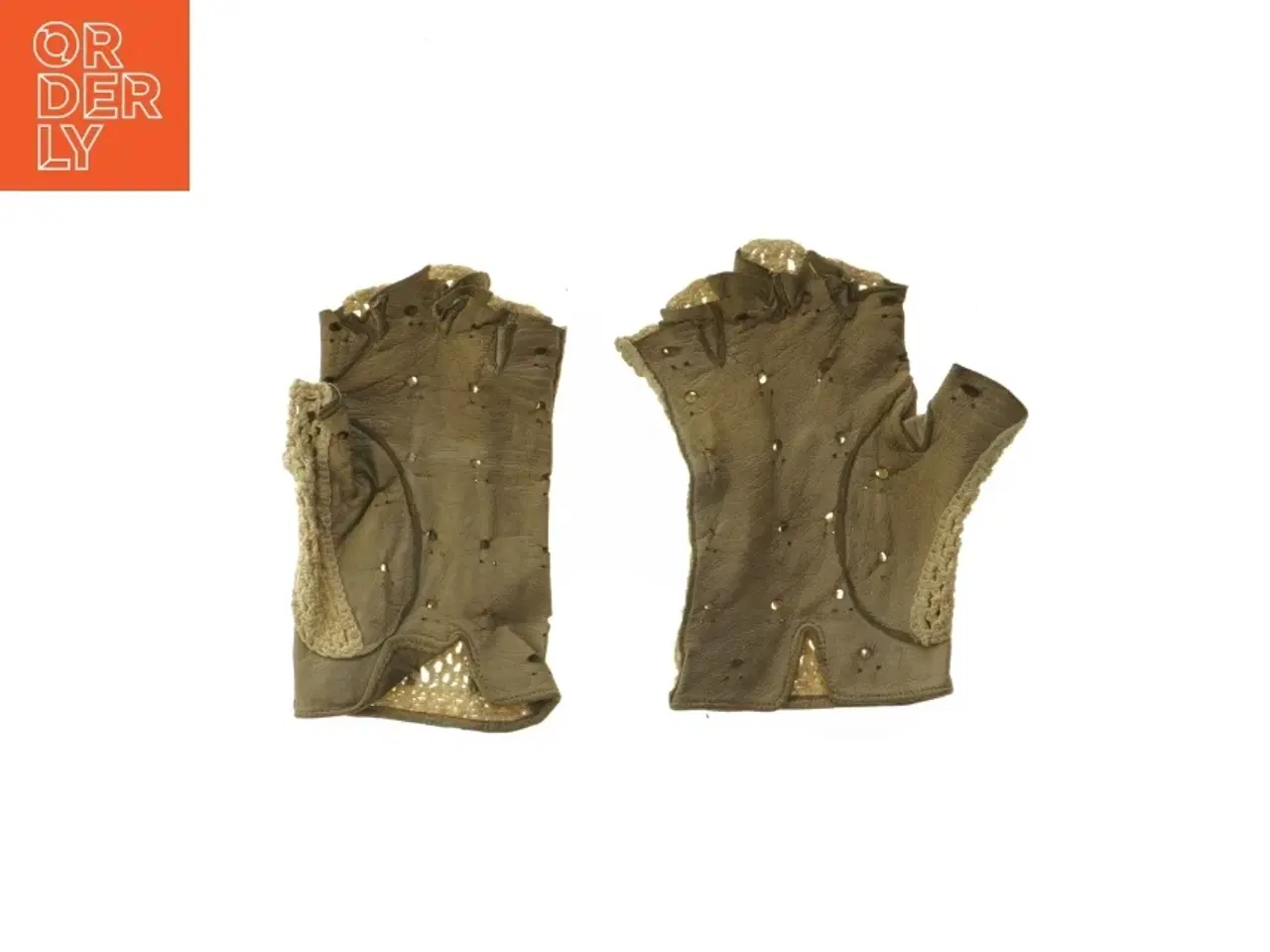 Billede 2 - Fingerløse kørehandsker (str. 15 cm)