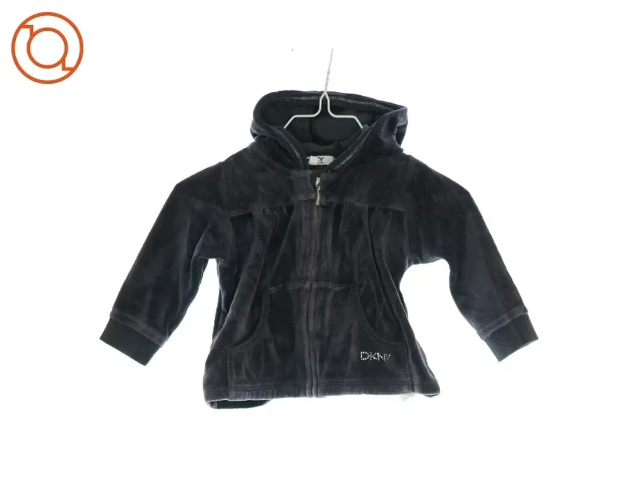 Billede 1 - Hættetrøje med lynlås fra DKNY (str. 6 mdr)