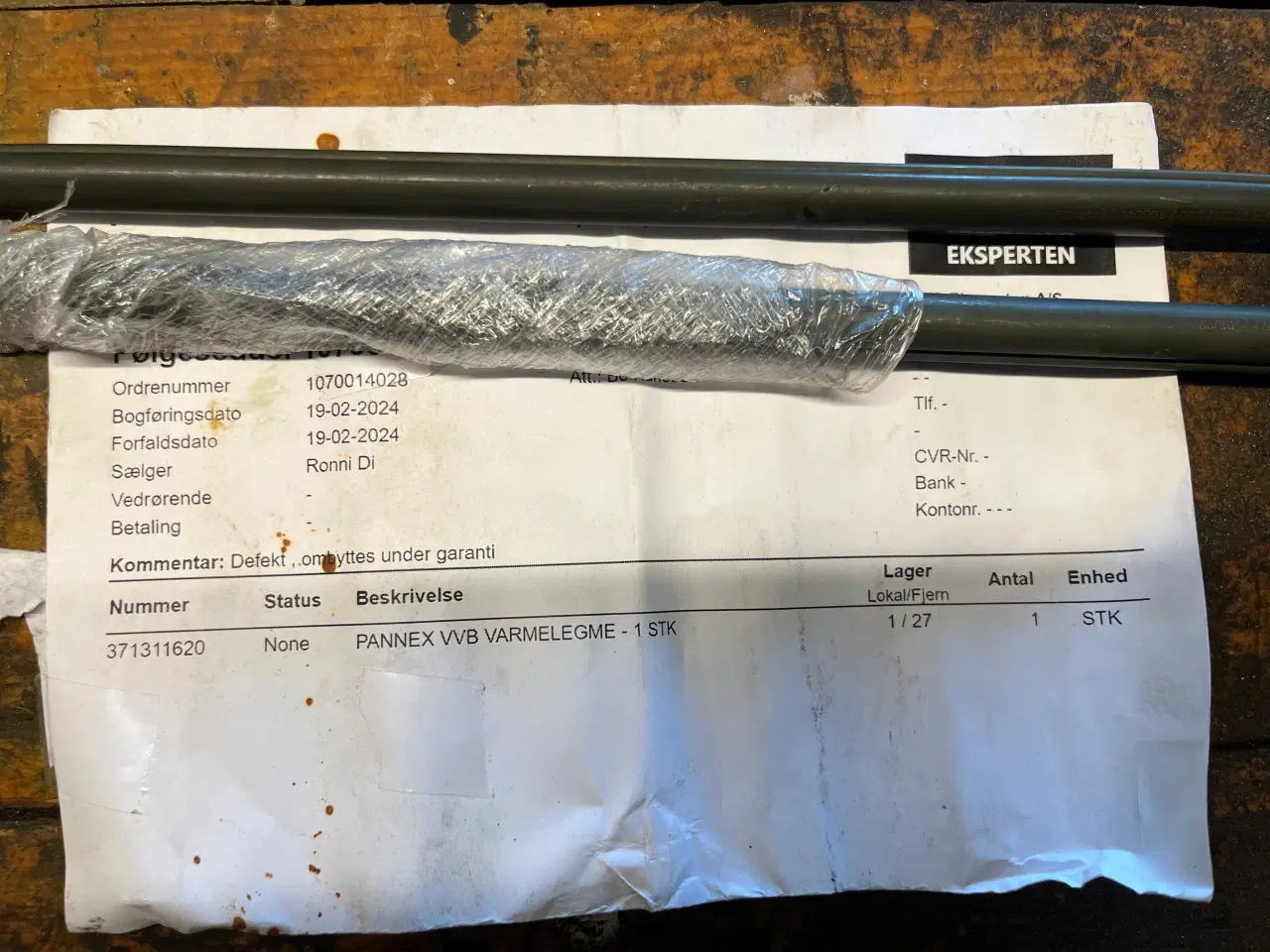 Billede 1 - Varmeelementer til PANNEX varmtvandsbeholder 