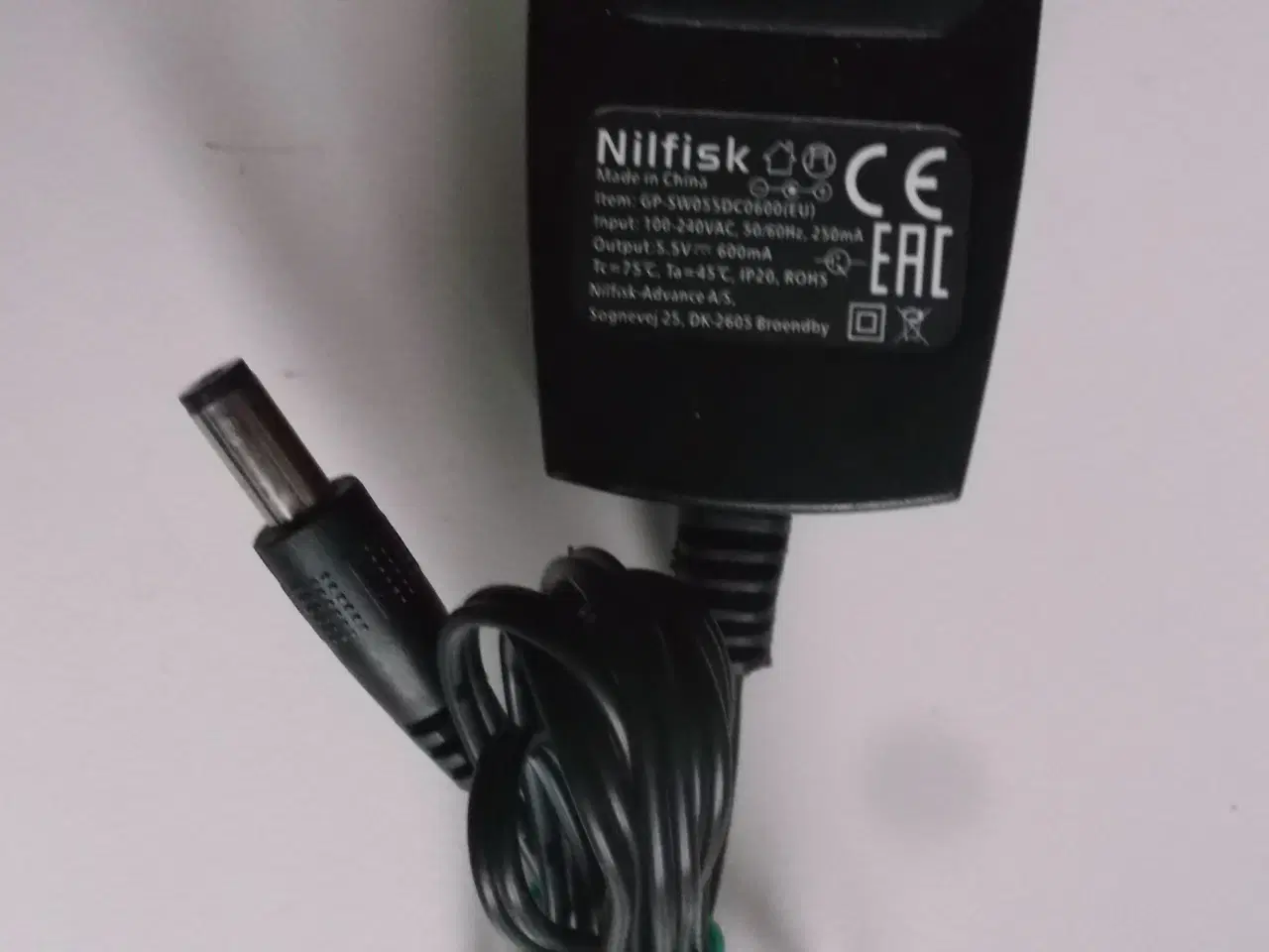 Billede 1 - Strømforsyning / lader Nilfisk GP-SW055DC0600(EU)