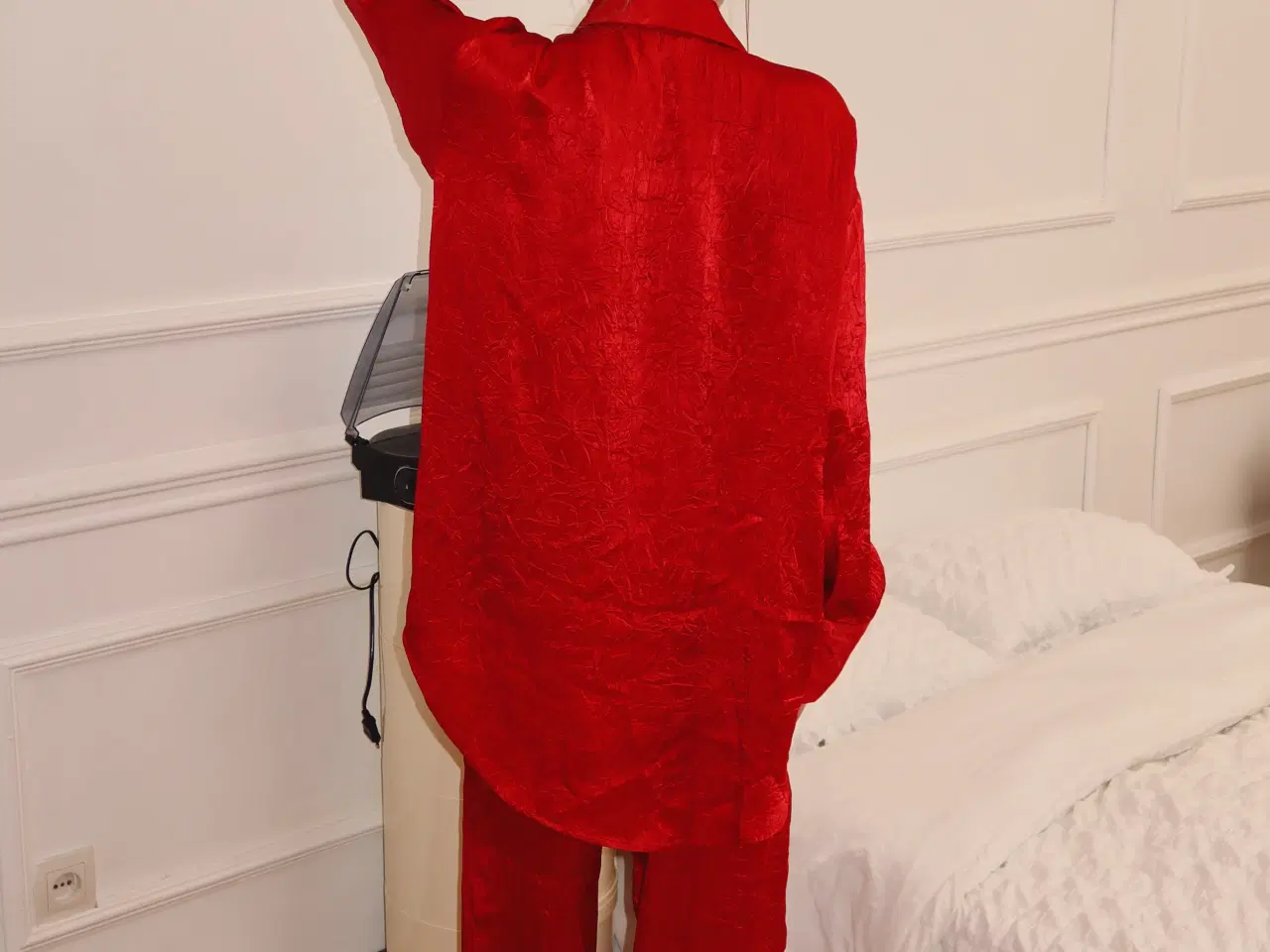 Billede 3 - satin / silke sæt lounge café outfit