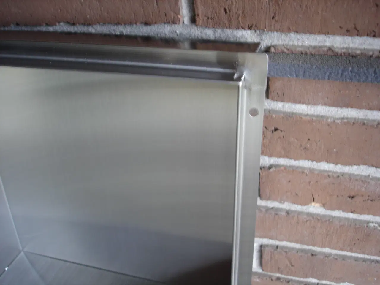 Billede 4 - Shampohylde/Vægniche Rustfri børstet stål