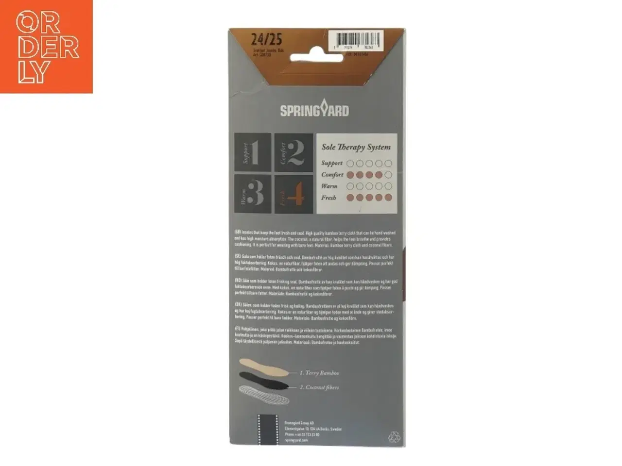 Billede 2 - Sål til børn fra Springyard (str. størrelse 24-25 cm)