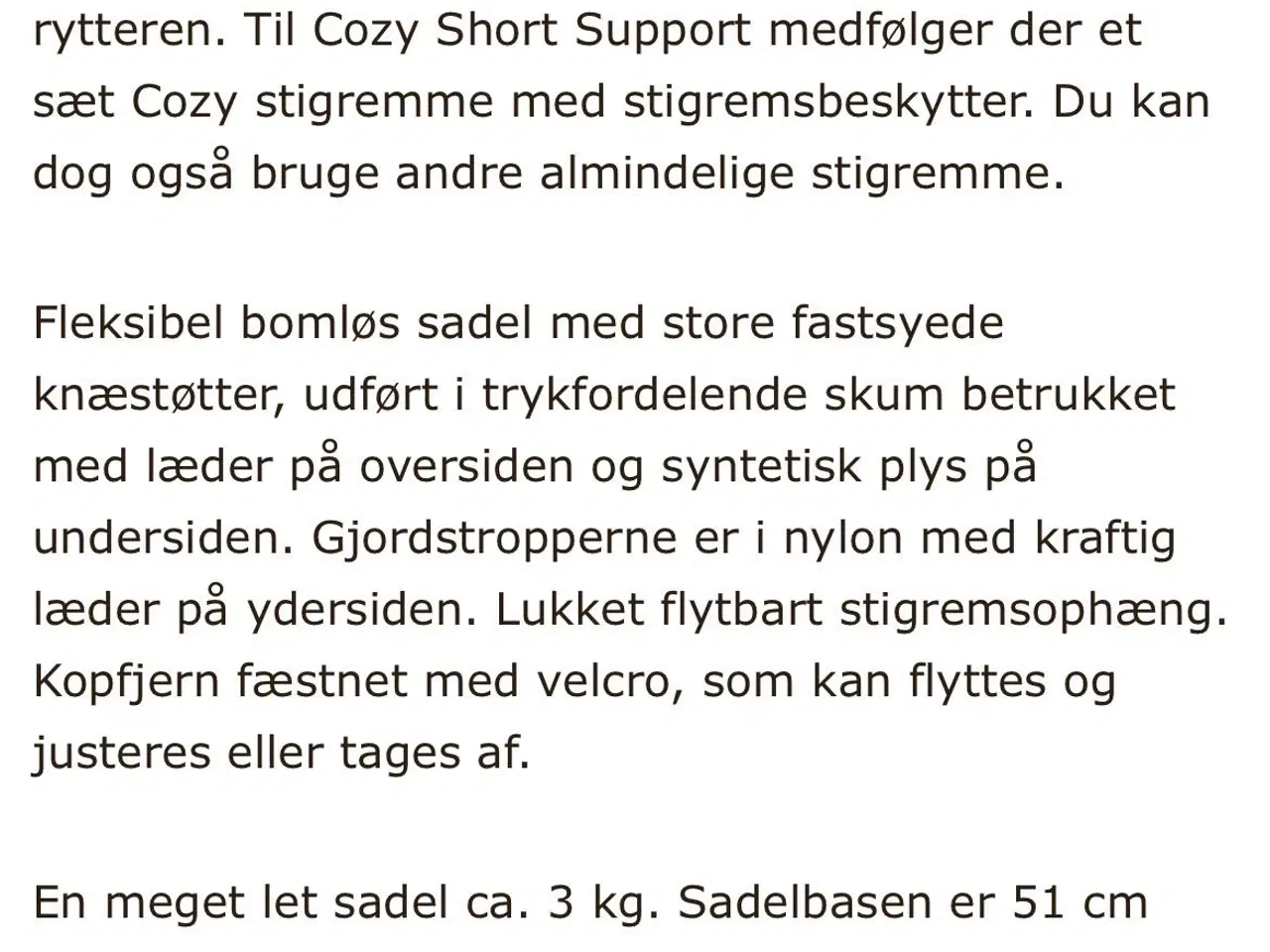 Billede 4 - Bomløs sadel