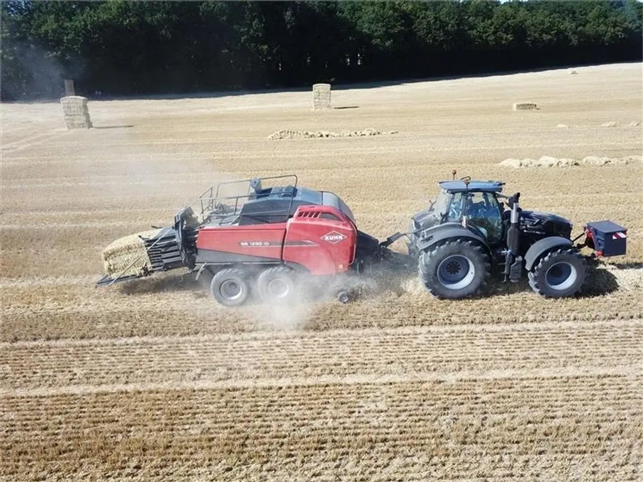 Billede 2 - Kuhn SB1290ID 15500 baller med POMI ballevogn med vægt