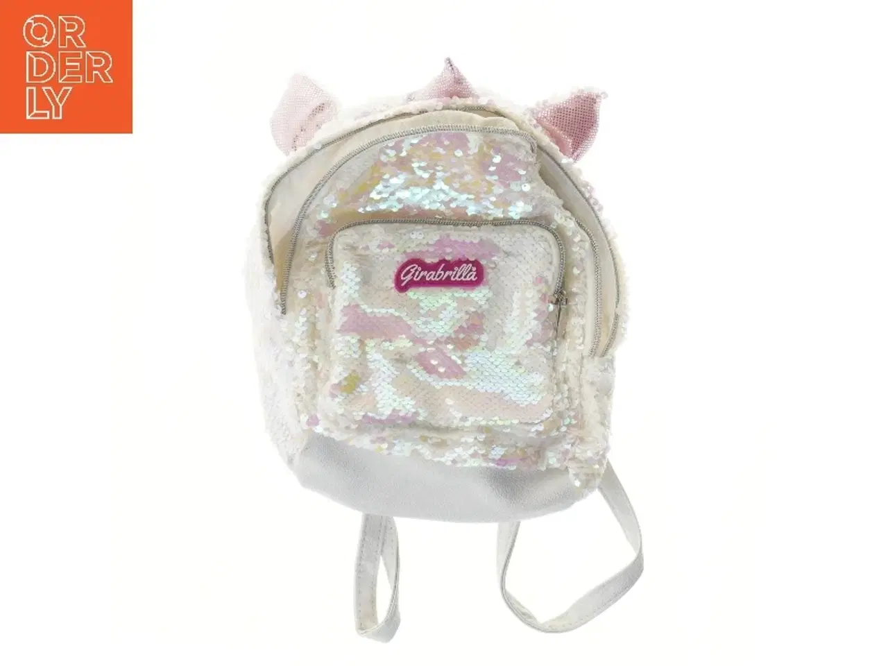 Billede 1 - Girabrilla rygsæk med pailletter fra Girabrilla (str. 23x20x12 cm)