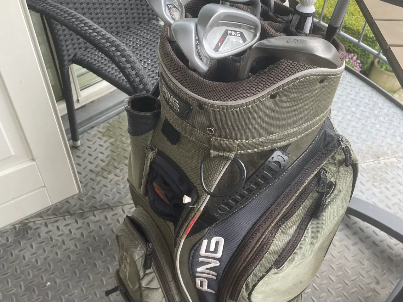 Billede 1 - 9stk ping I25 + Ping golfbag