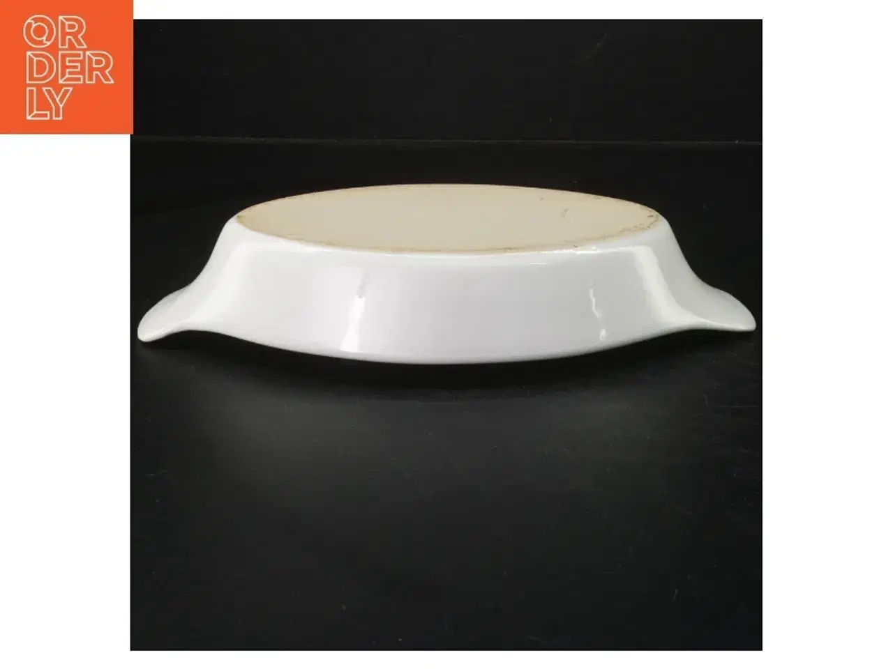 Billede 2 - Hvid oval serveringsfad