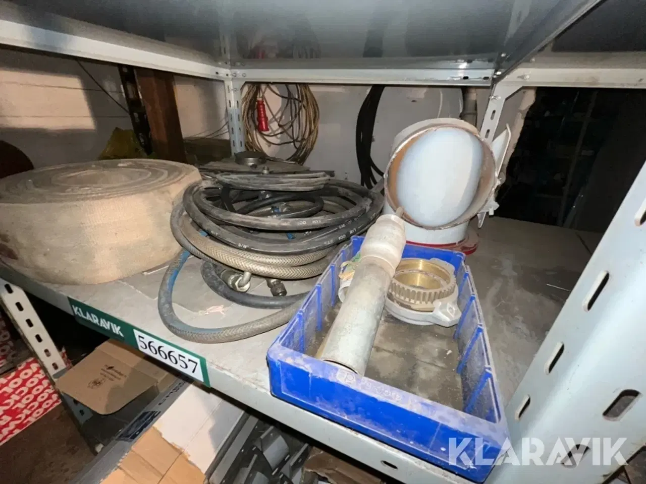 Billede 5 - Blandet lot Brandslange, hydraulikslange, stålsklodser og diverse andet