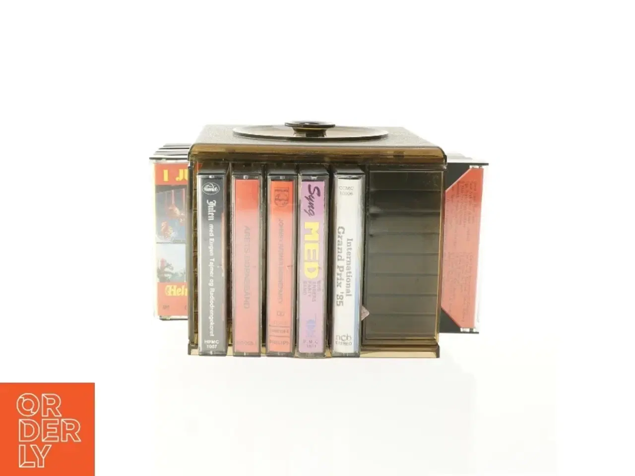 Billede 4 - Holder med kassettebånd (str. 20 x 20 cm)