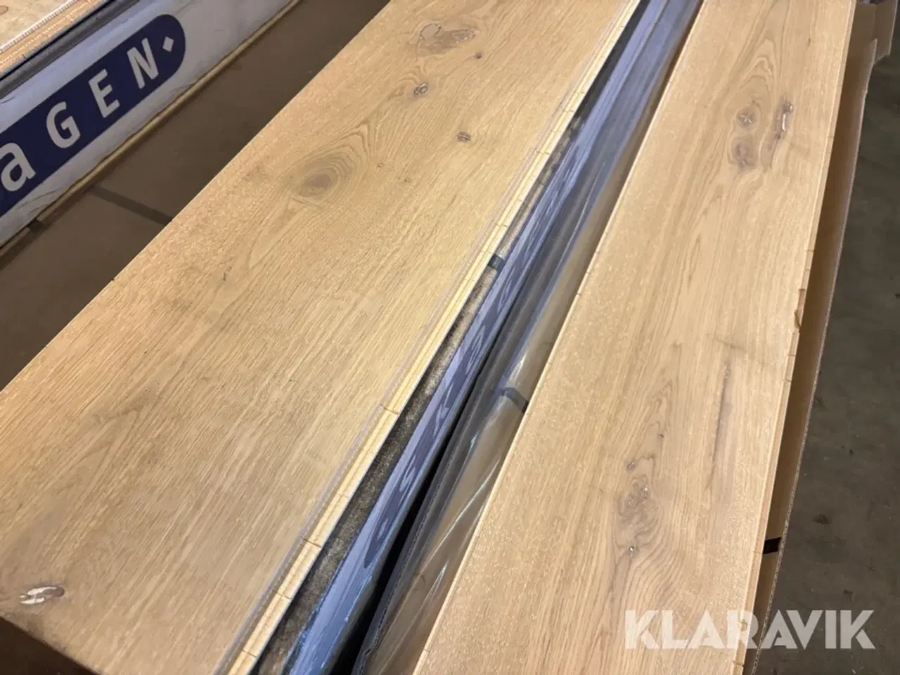 Billede 2 - Lamel Parket gulv Skagen Eg plank hvid matlak