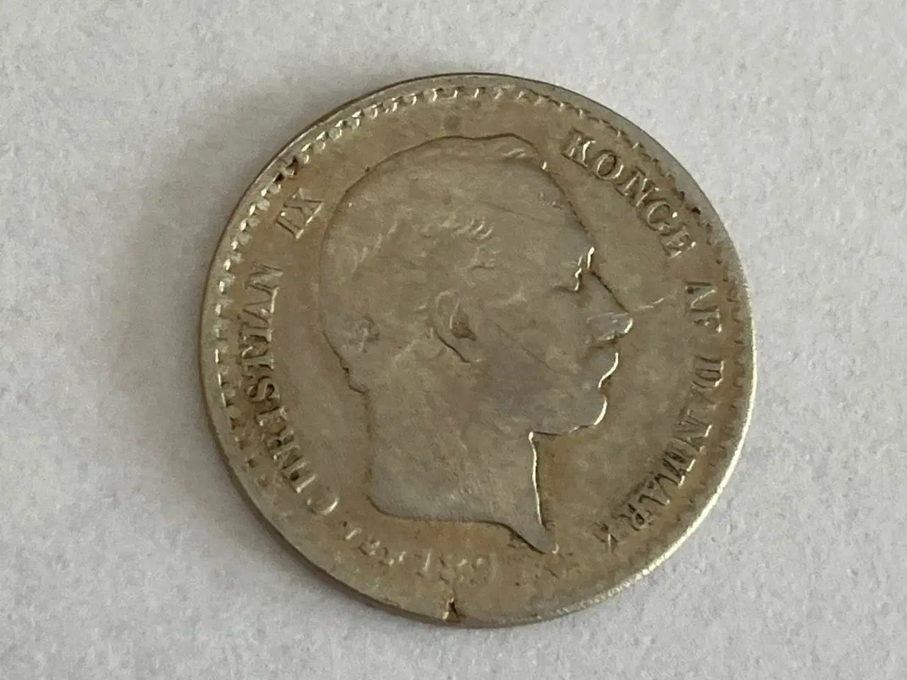 Billede 1 - 10 Øre 1897 - Dårlig stand