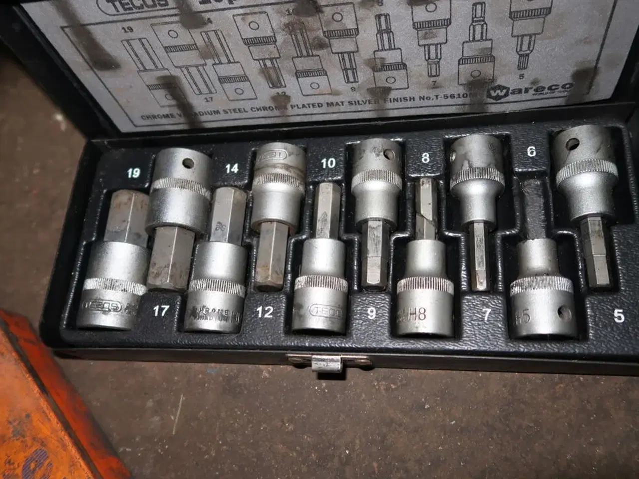 Billede 3 - 4 stk. kasser med div. Bor, toppe m.m.