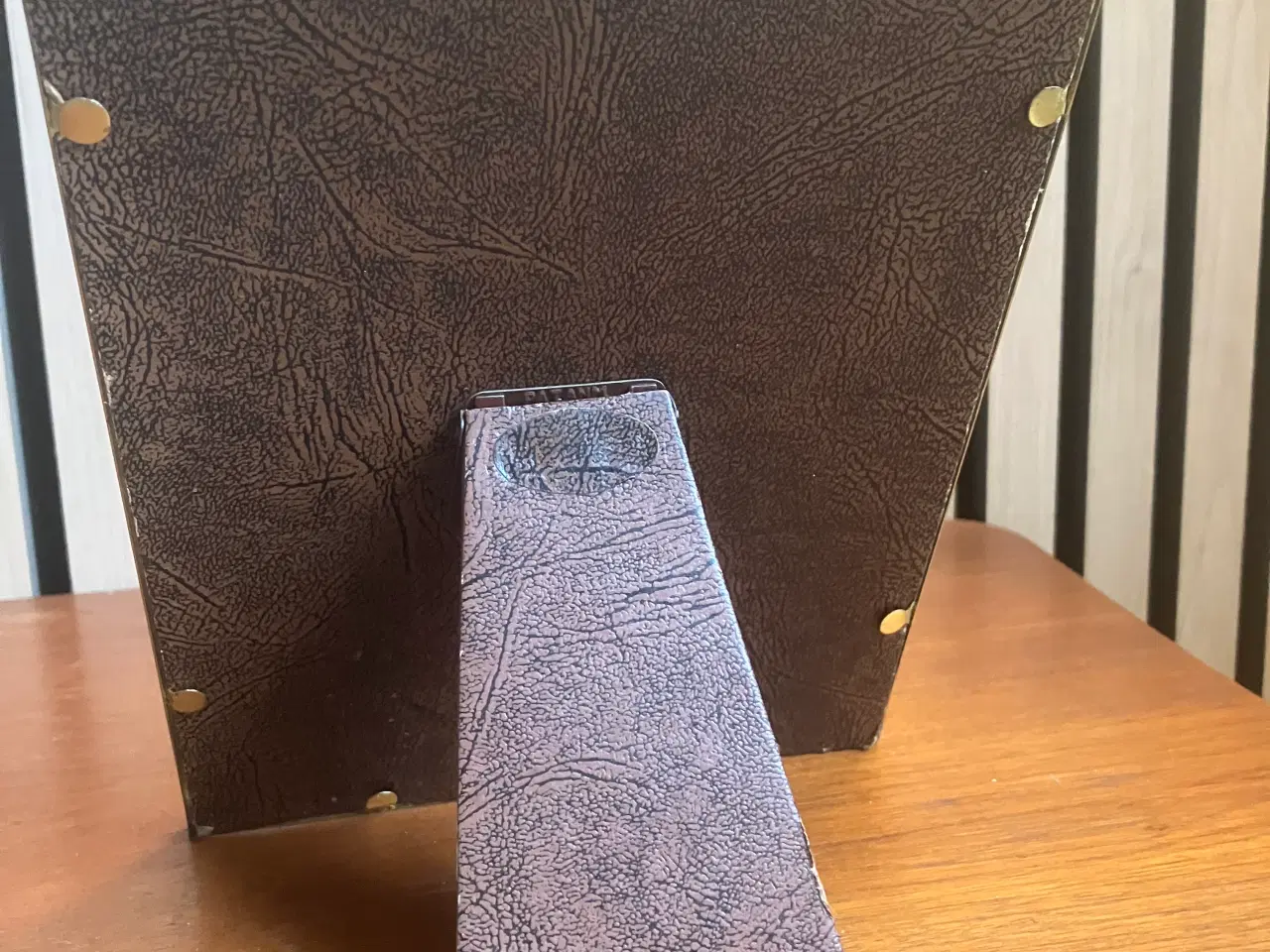 Billede 3 - Gammel metal ramme med buet glas.