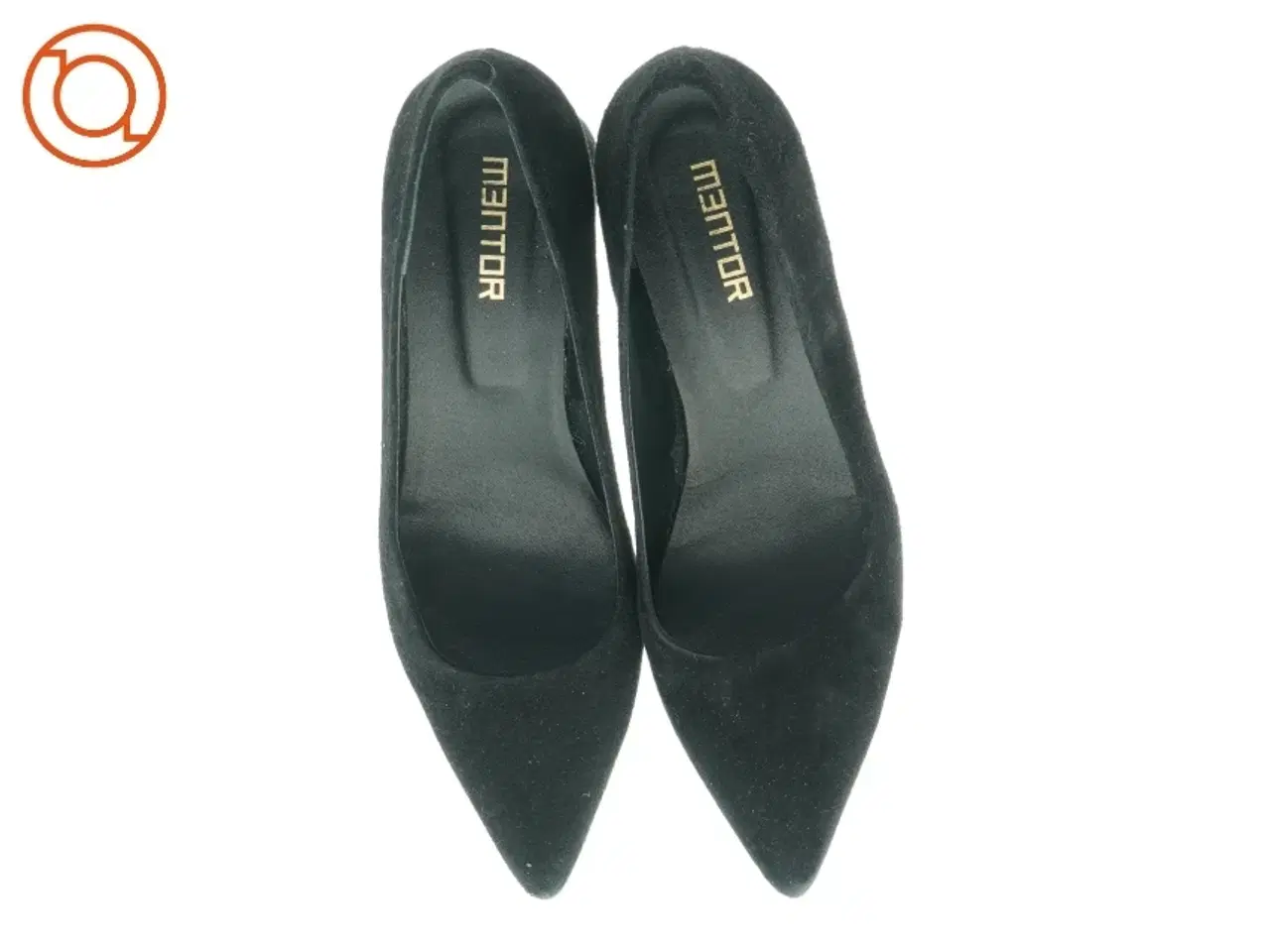 Billede 3 - Høje hæle i ruskind fra Mentor (str. 39)