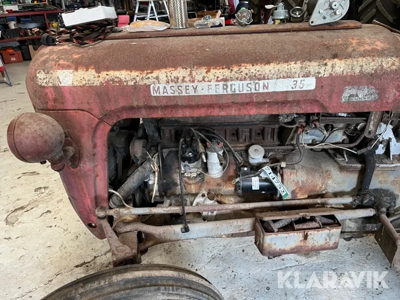Billede 7 - Traktor veteran Massey Ferguson 35
