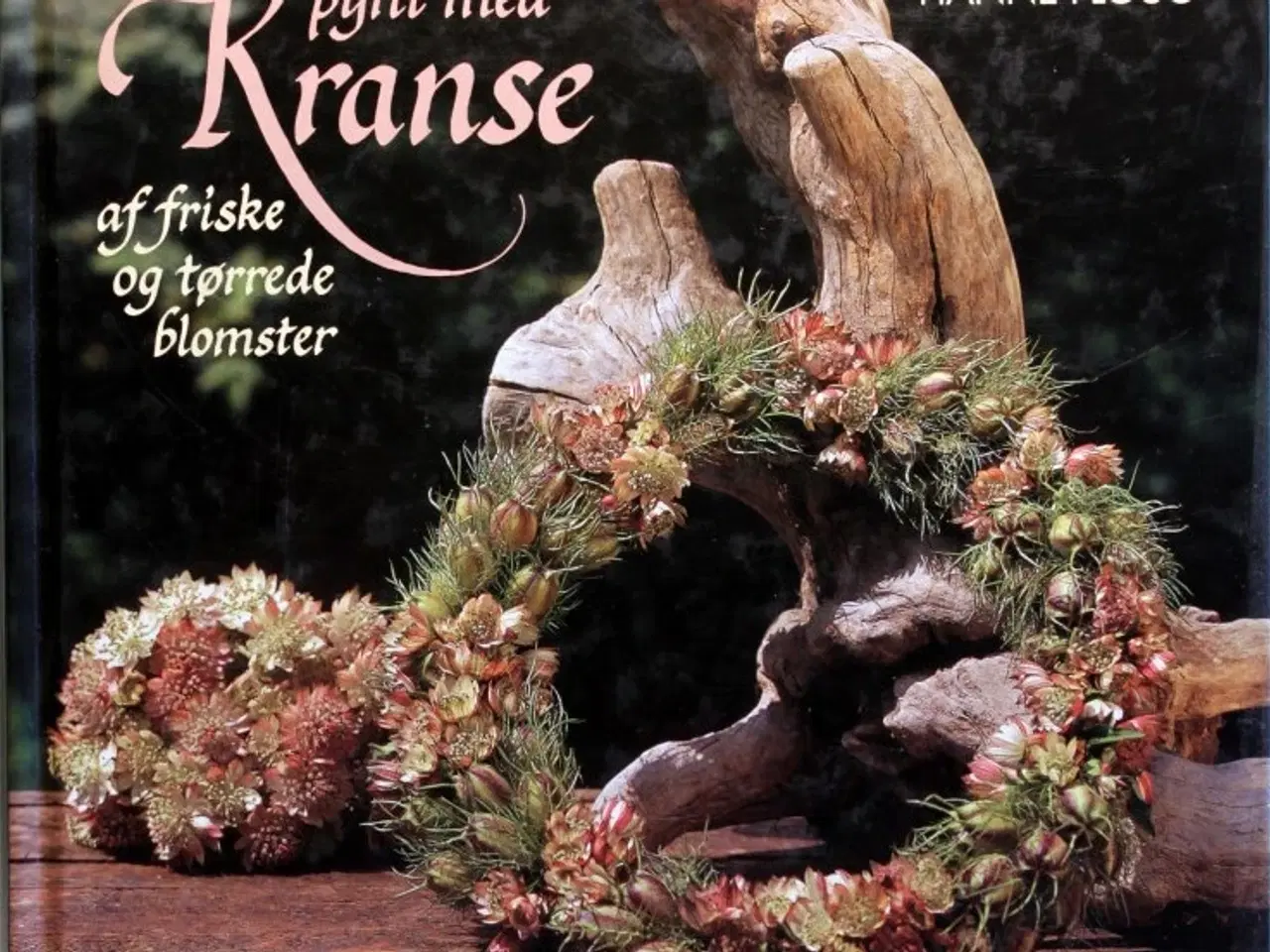 Billede 1 - Pynt med kranse af friske og tørrede blomster