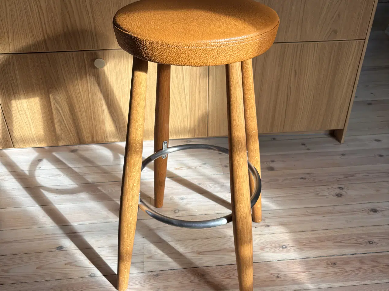 Billede 3 - CH56 Barstol EG/OLIE - Hans J. Wegner høj model 