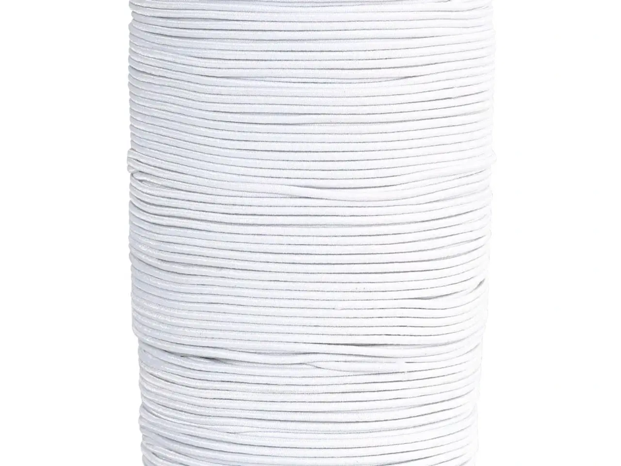 Billede 1 - Hvid elastiksnor 2 mm - 250 m til kreative projekter