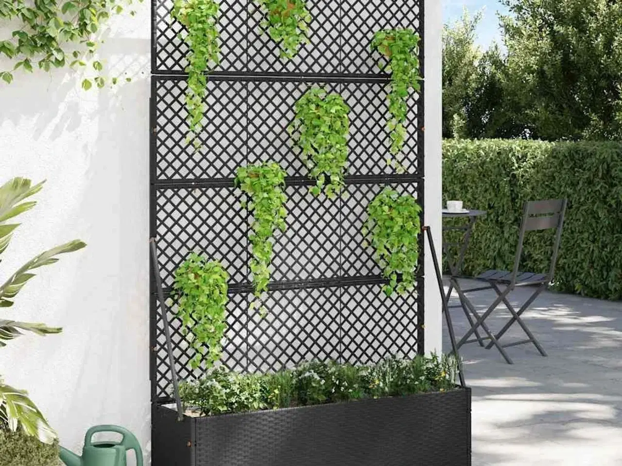 Billede 4 - Plantekasse Sort 105 x 30 x 170 cm Metal