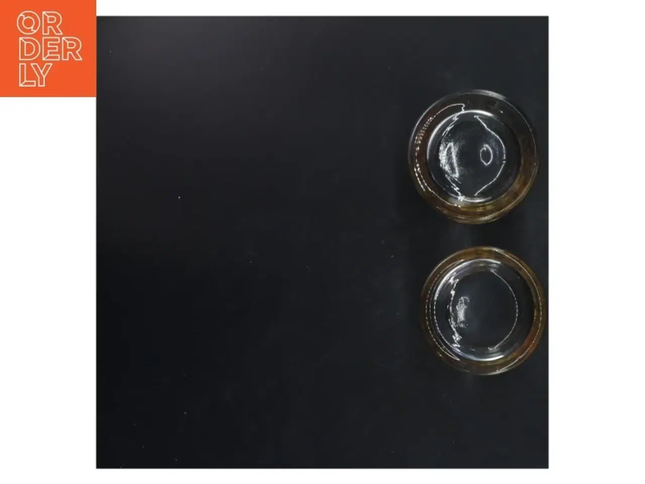 Billede 2 - Glasvaser med guldkant (str. 9x10 cm)