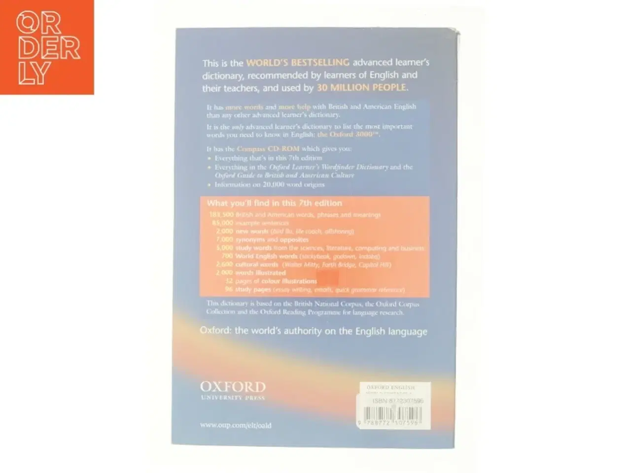 Billede 2 - Oxford Advanced leaner&#39;s dictionary 7th edition