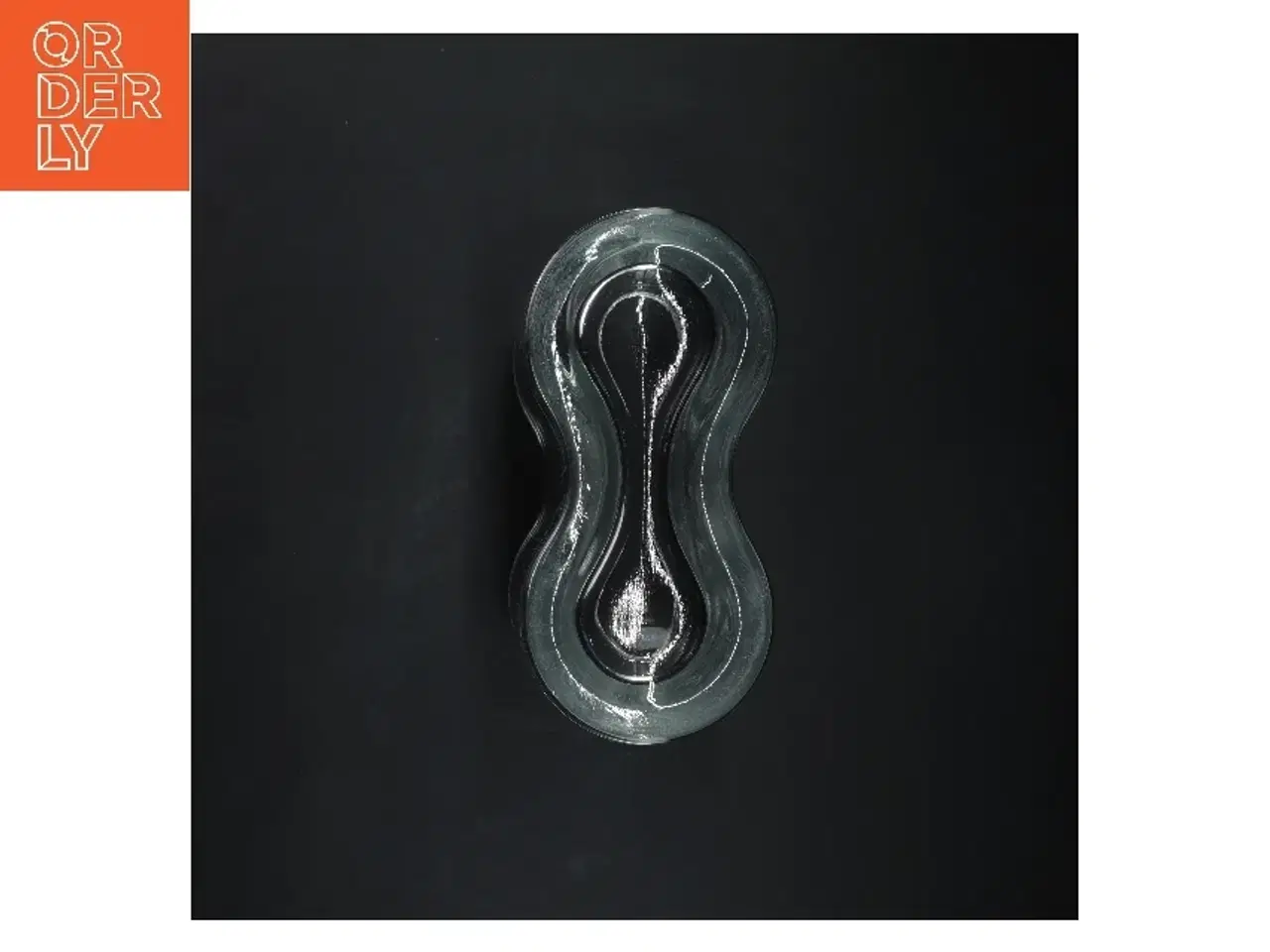 Billede 2 - Tung glasvase (str. 17x19,5 cm)