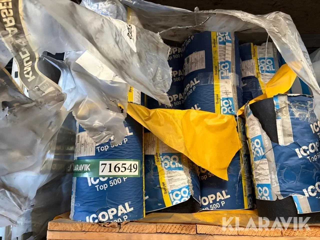 Billede 1 - Tagpap Icopal Top 500 P lys grå