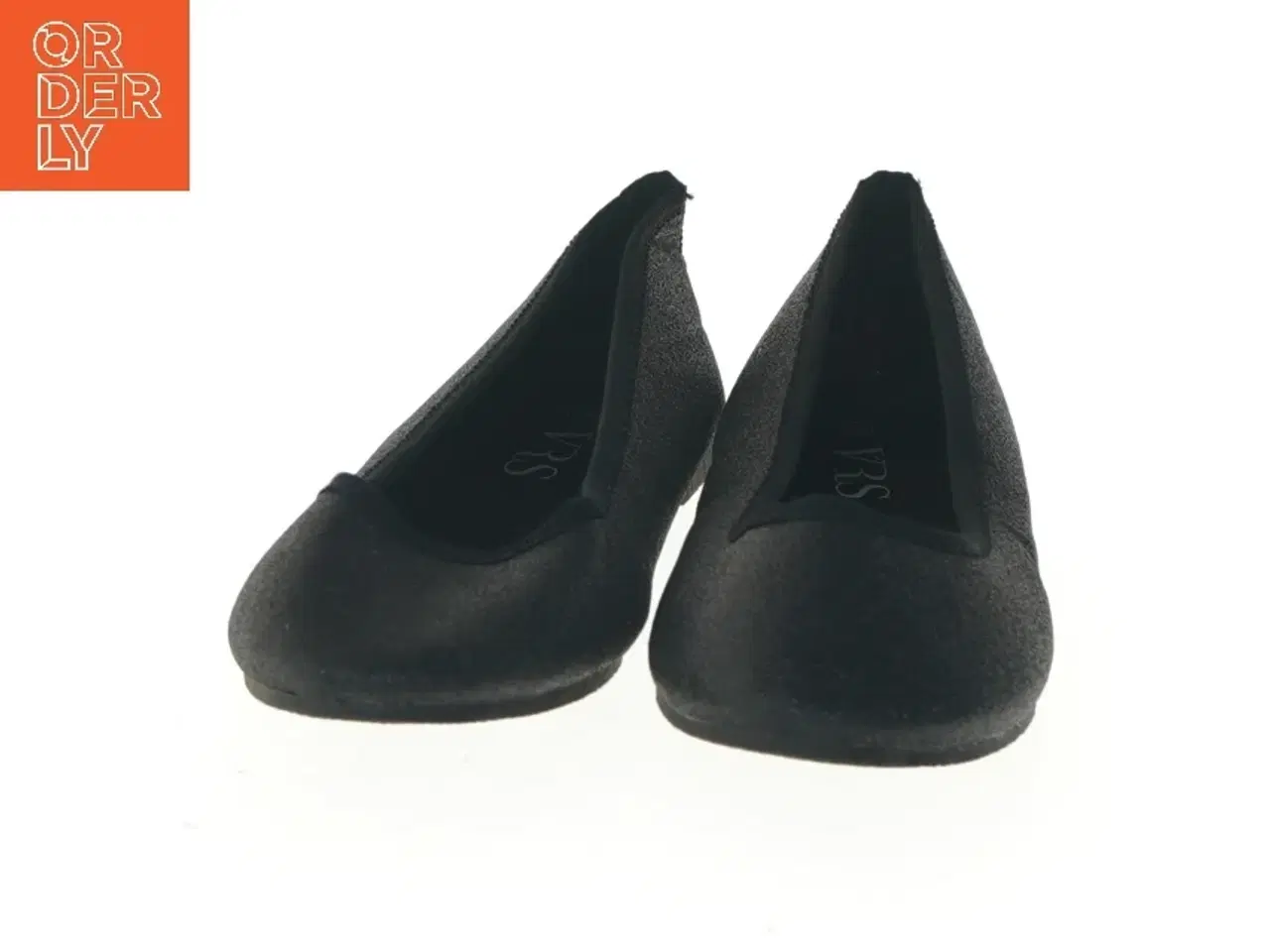 Billede 3 - Sort ballerina sko med glimmer fra VRS (str. 30 )