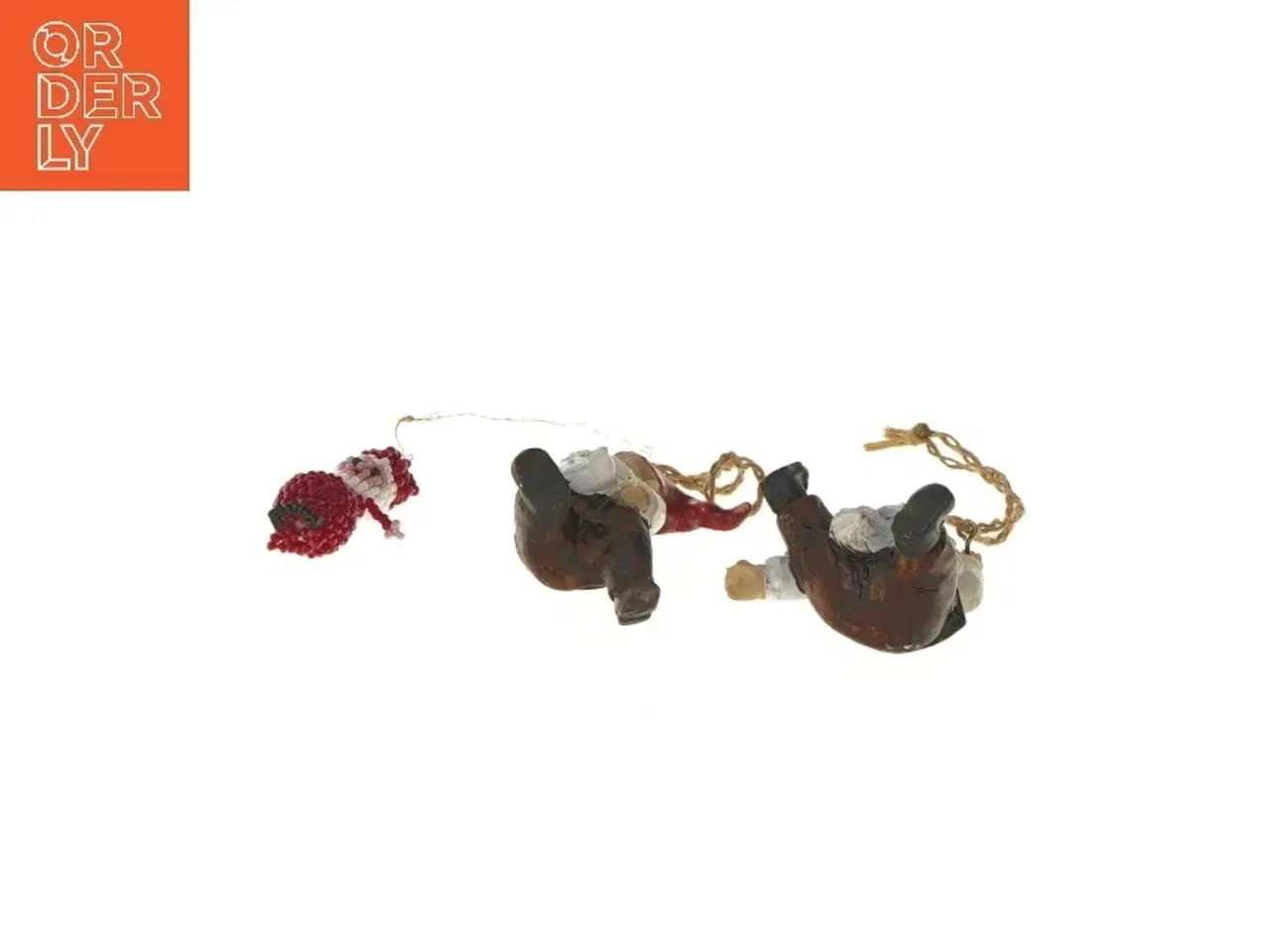 Billede 3 - Julepynt med nisser (str. 8 og 5 cm)