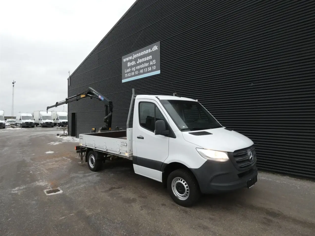 Billede 2 - Mercedes-Benz Sprinter 316 2,1 CDI Kranbil RWD 163HK Ladv./Chas. Man.