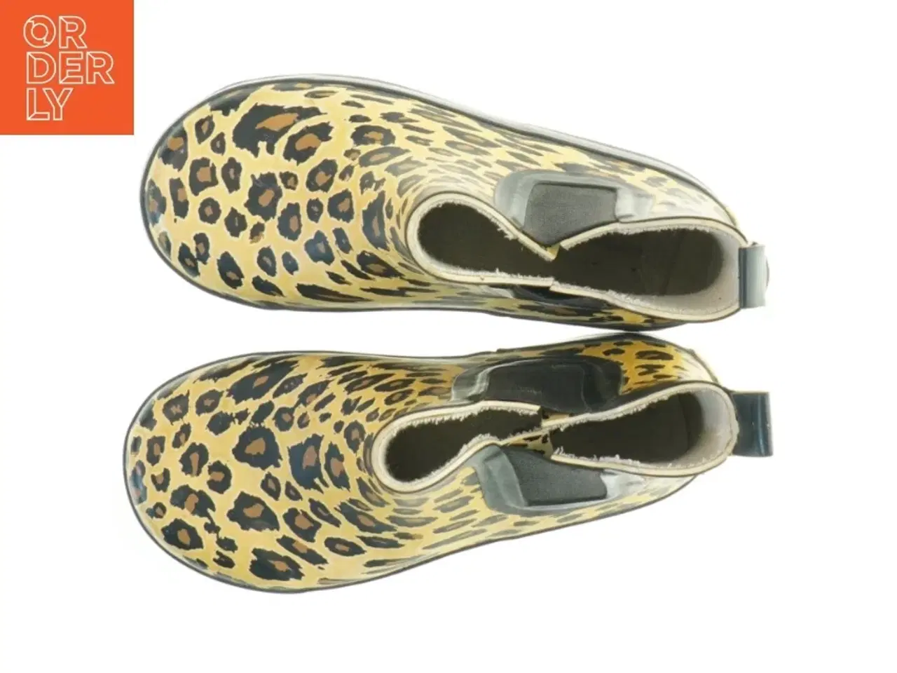 Billede 3 - Leopardmønstrede gummistøvler til børn fra Nordbjørn (str. 28 )