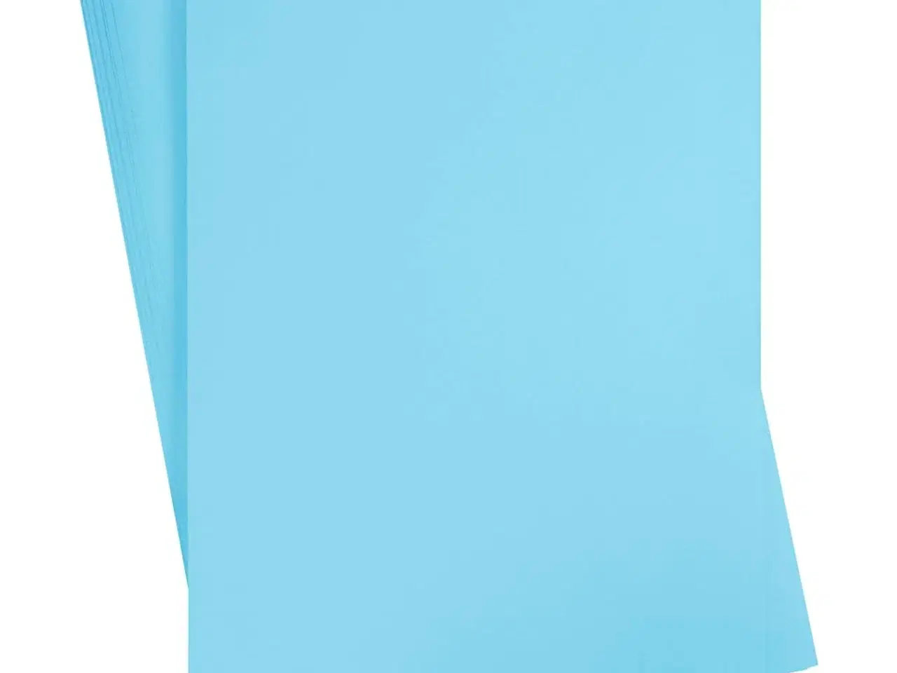 Billede 1 - A2 Karton Lys Blå 180g - 100 Ark til Kreative Projekter
