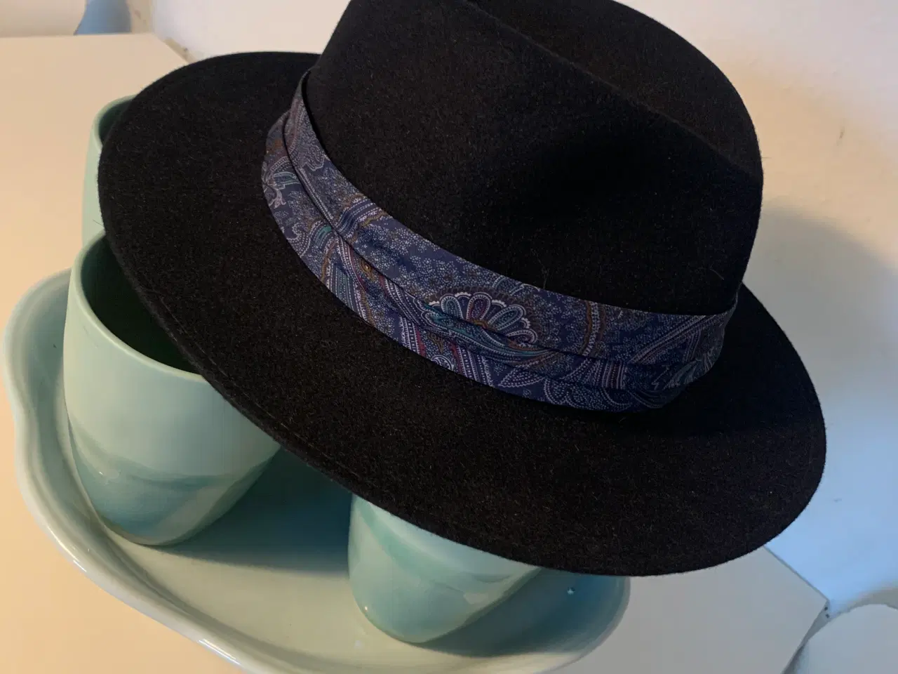 Billede 3 - Elegant sort Stanton Fedora uldhat