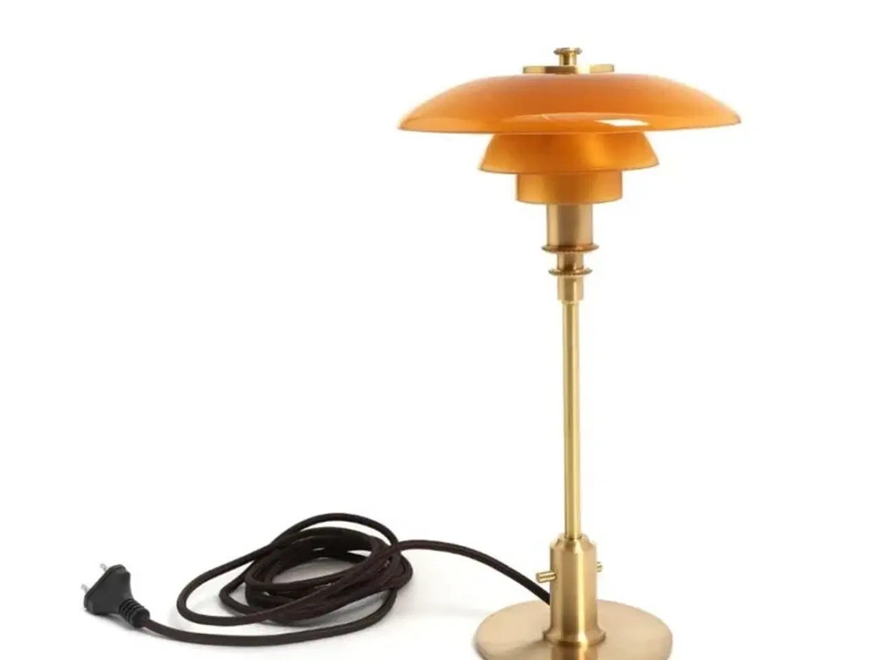 Billede 2 - PH bordlampe 2/1 messing og rav. NY. 