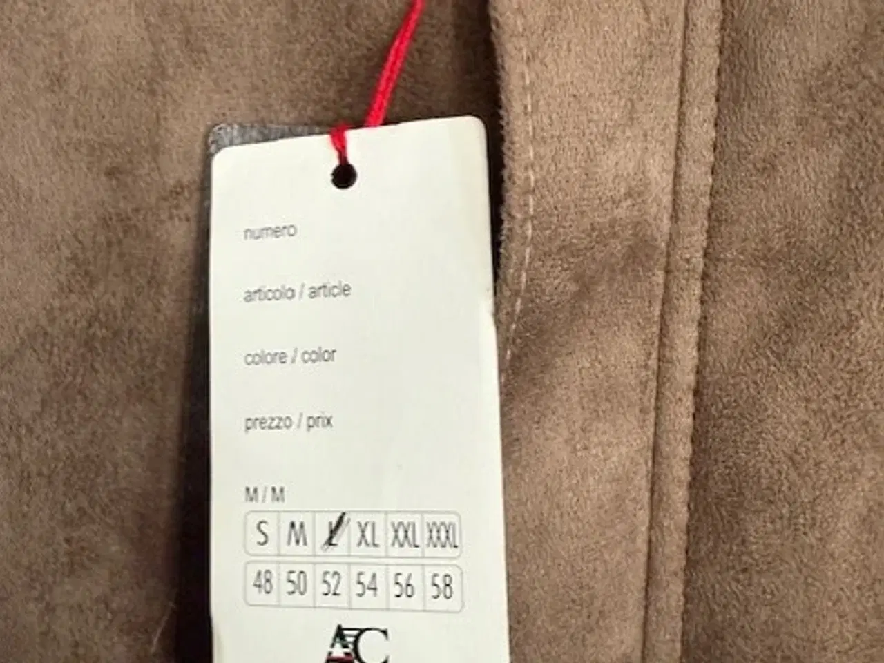 Billede 2 - Herre jakke Smart Let, Ruskind/Nubuck mikrofiber.